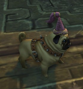 princess hat pug wow world of warcraft pet battle 5.4 celestial