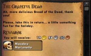 macabre marionette quest wow world of warcraft pet battle